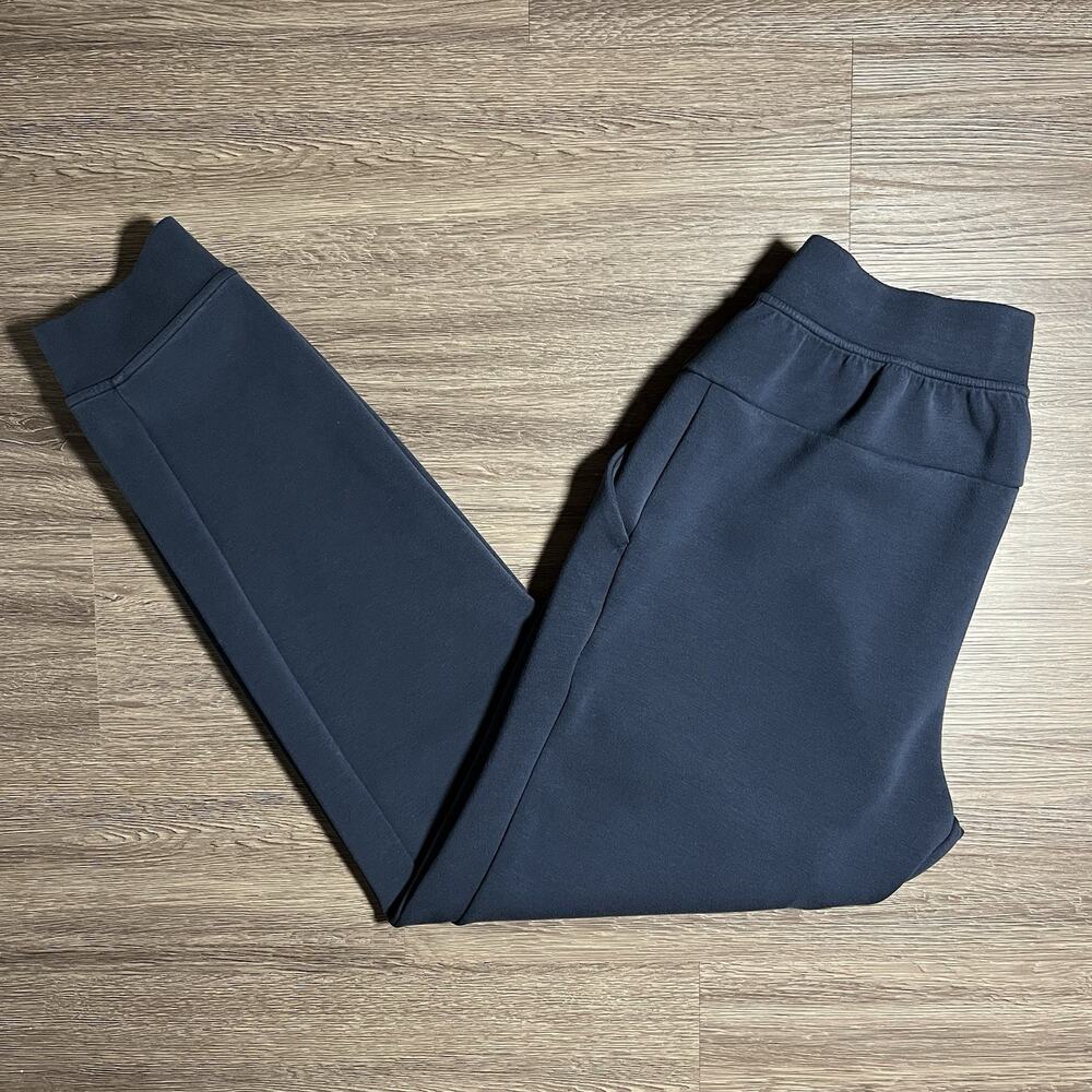 Lululemon Smooth Spacer Jogger Men's S Navy Blue Tapered Pants LM5B18S EUC